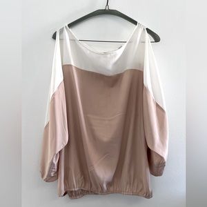 New York & Company cold shoulder top